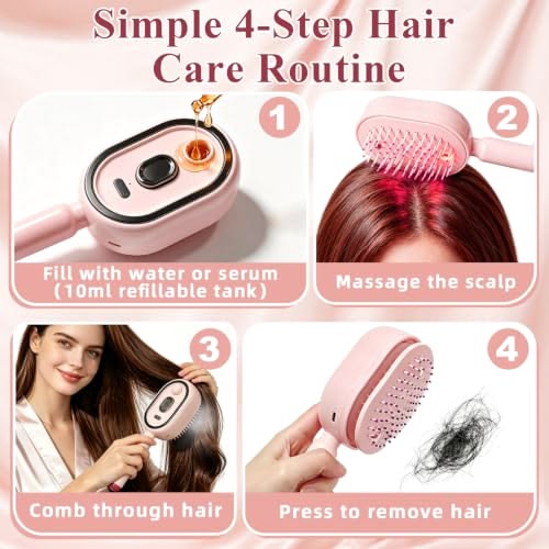 SilkGlow™ 4-in-1 Scalp & Hair Care Brush