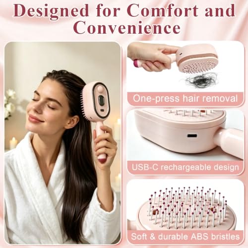 SilkGlow™ 4-in-1 Scalp & Hair Care Brush