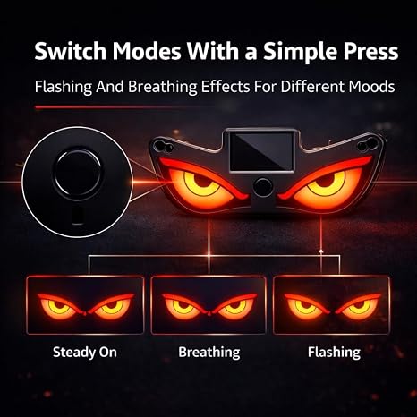 Solar Demon Eye LED Car Window Light