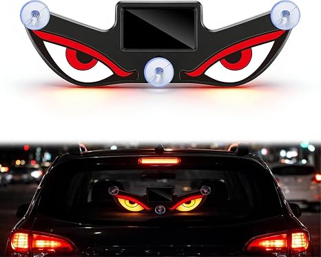 Solar Demon Eye LED Car Window Light