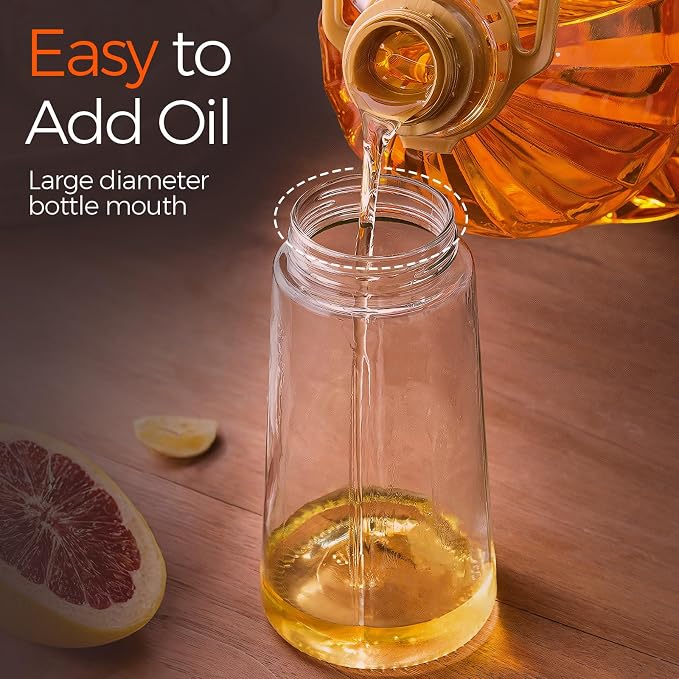 Olivora™ 2-in-1 Glass Oil Sprayer & Dispenser image 1