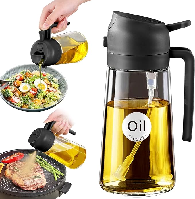 Olivora™ 2-in-1 Glass Oil Sprayer & Dispenser image 3