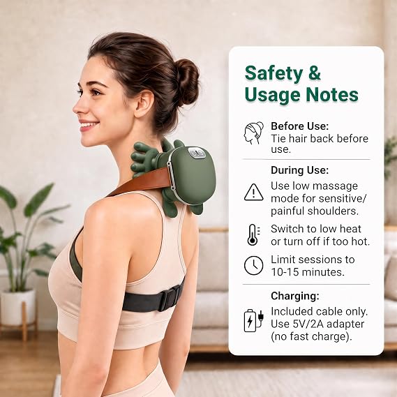 NeckEase™ - Heated Shoulder & Neck Massager