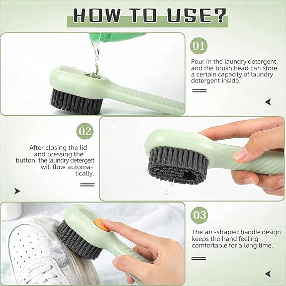 ScrubMate™ 3-in-1 Soap Dispensing Cleaning Brush