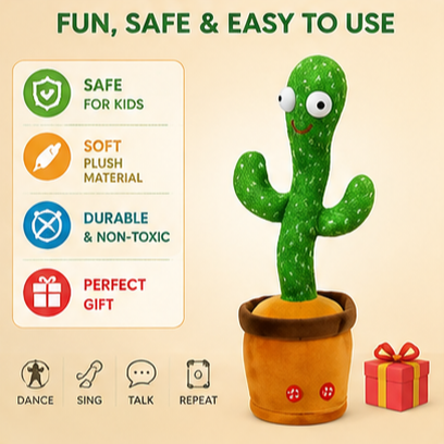 TalkyCactus™ — The Talking & Dancing Cactus