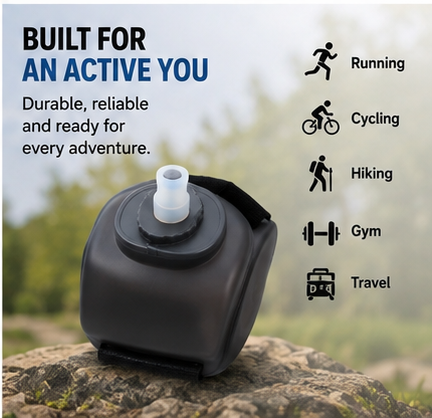 NuxaGrip™ Wrist Water Bottle
