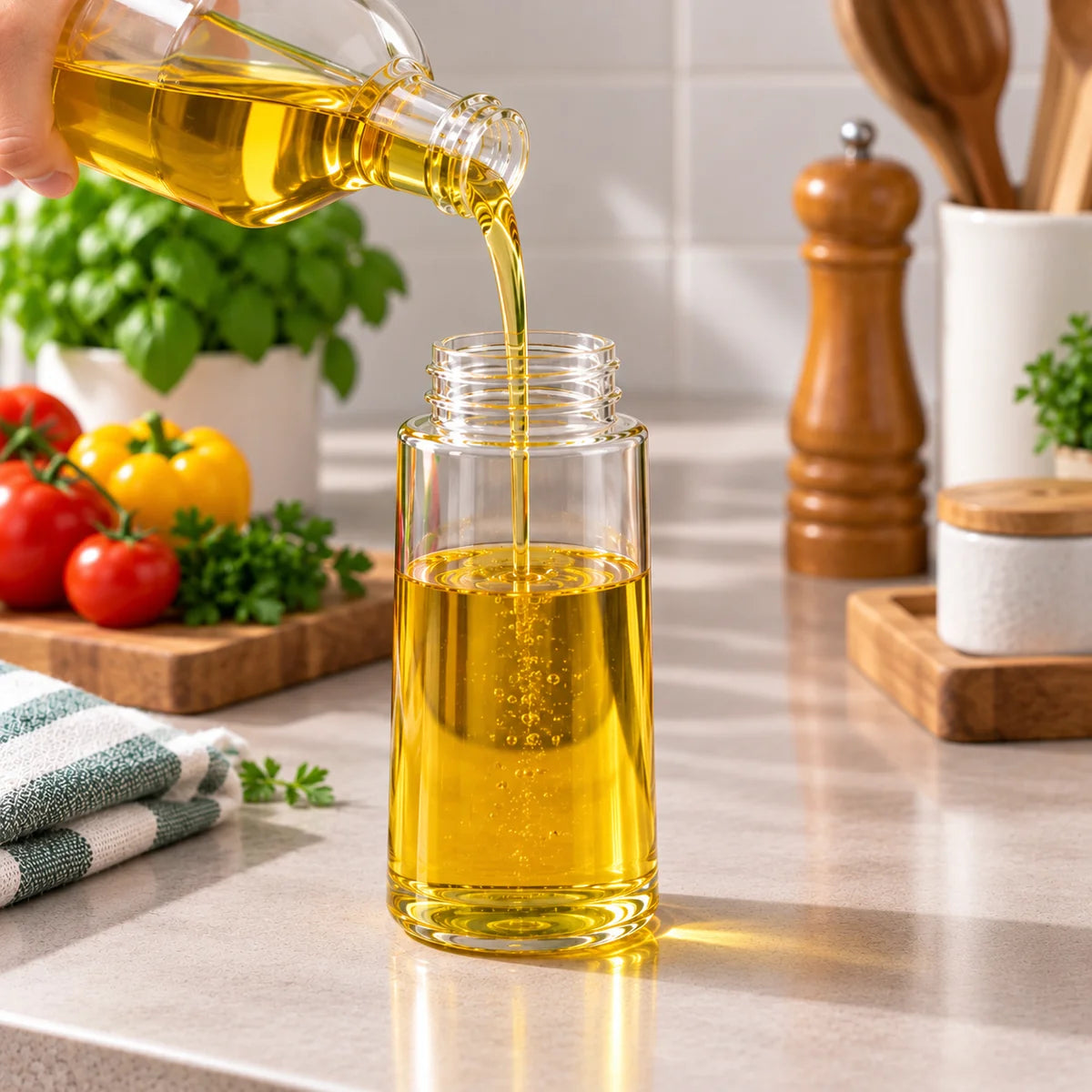 Olivora™ 2-in-1 Glass Oil Sprayer & Dispenser image 4